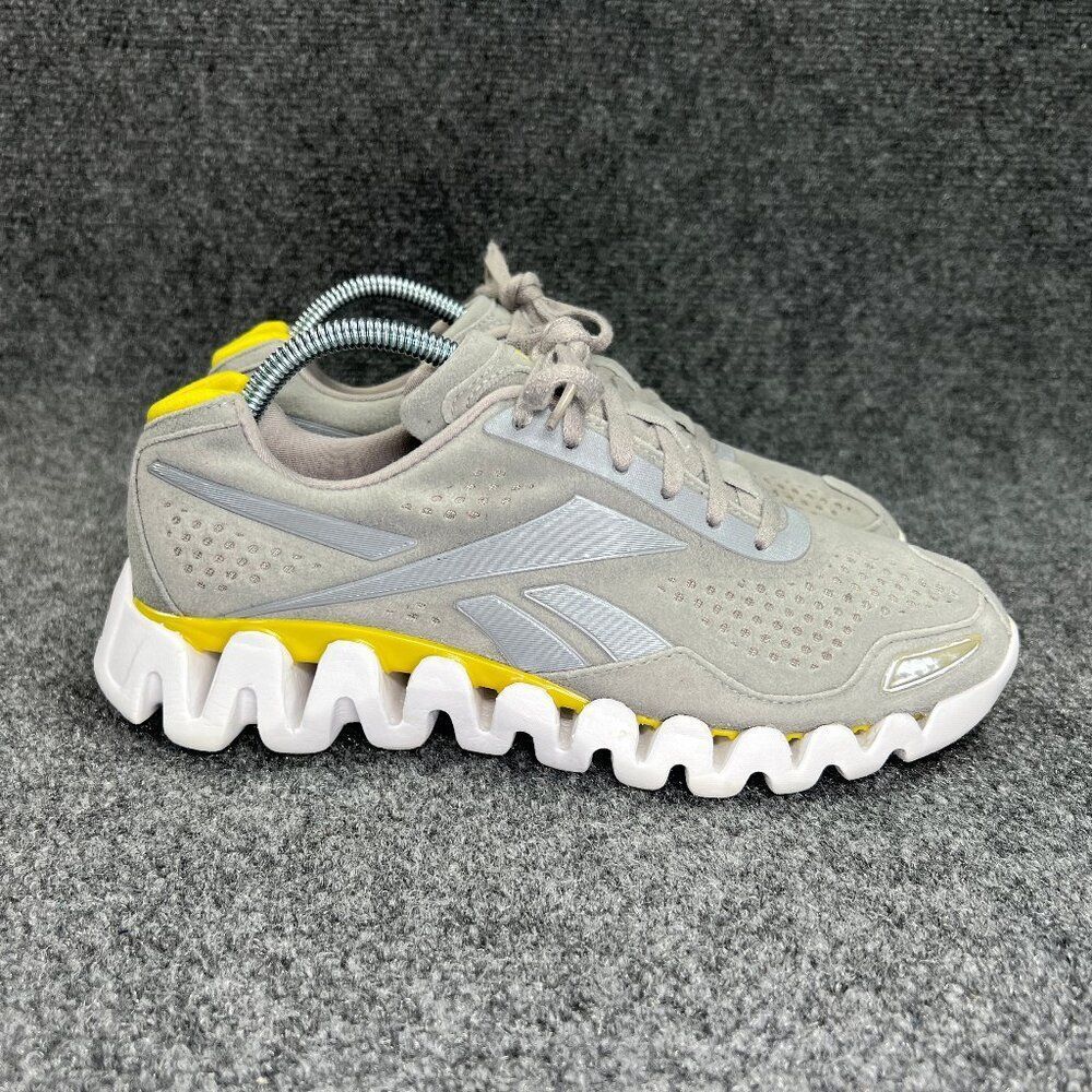 Reebok Zigtech‎ Running Shoes Women's Size 8.5 Grey Athletic Training Sneakers